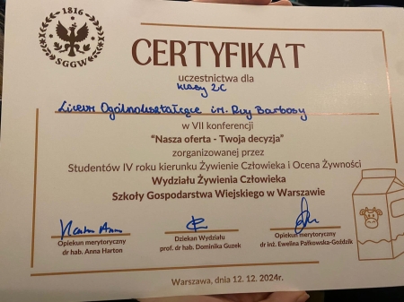 VII Konferencja ,,Nasza oferta- Twoja decyzja''