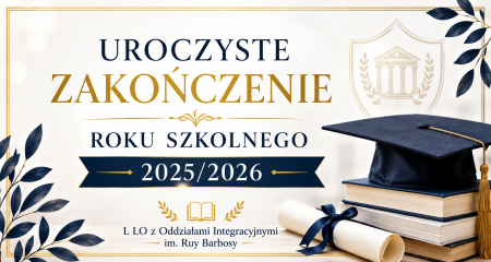 Uroczyste zakończeni roku szkolnego 2025/2026