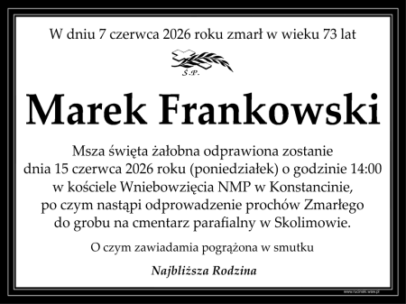 OSTATNIE POŻEGNANIE