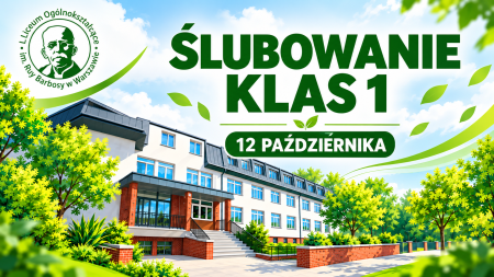 12 października - ŚLUBOWANIE KL. 1