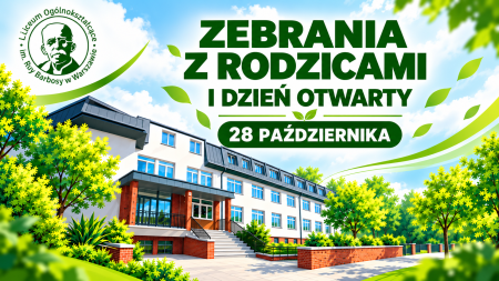 Zebrania z rodzicami i dzień otwarty - 28 października 2026 r.